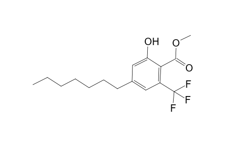 Methyl 4-heptyl-2-hydroxy-6-(trifluoromethyl)benzoate