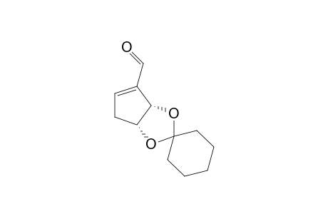 (3aRS,6aSR)-spiro[6,6a-dihydro-3aH-cyclopenta[d][1,3]dioxole-2,1'-cyclohexane]-4-carbaldehyde