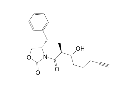 (4S,2'S,3'R)-3-(3'-Hydroxy-2'-methyl-7'-octyoyl)-4-(phenylmethyl)-2-oxazolidinone