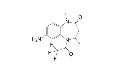 7-Amino-1,4-dimethyl-5-(trifluoroacetyl)-1,3,4,5-tetrahydro-2H-1,5-benzodiazepin-2-one