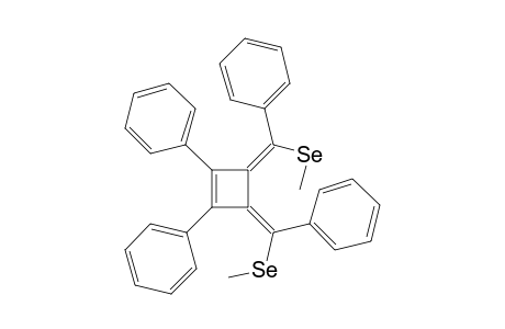 (E,Z)-3,4-Bis{.alpha.-(methylseleno)benzylidene}-1,2-diphenylcyclobutene