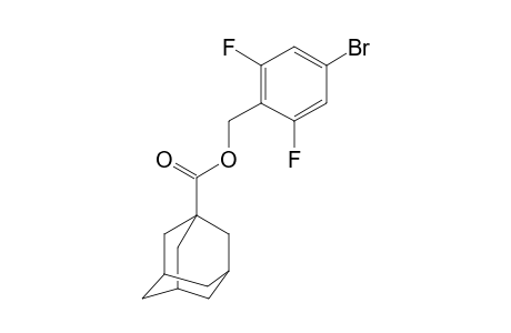 1-Adamantanecarboxylic acid, 2,6-difluoro-4-bromobenzyl ester