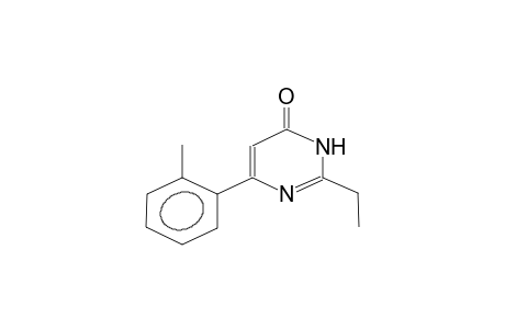 2-ethyl-6-(2-methylphenyl)-3,4-dihydropyrimidin-4-one