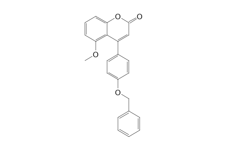 4-(4-benzoxyphenyl)-5-methoxy-coumarin