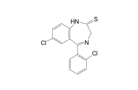 5-(2'-Chlorophenyl)-7-chloro-1,3-dihydro-1,4-benzodiazepine-2H-thione