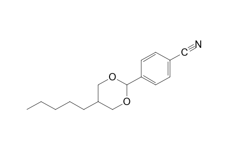4-(5-Pentyl-1,3-dioxan-2-yl)benzonitrile