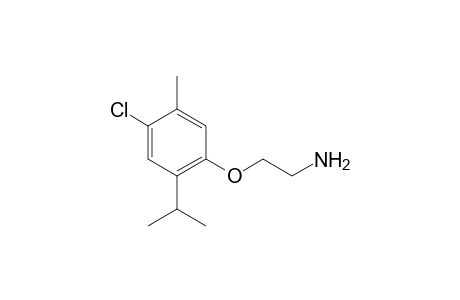 1-Ethanamine, 2-[4-chloro-5-methyl-2-(1-methylethyl)phenoxy]-