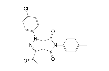 pyrrolo[3,4-c]pyrazole-4,6(1H,5H)-dione, 3-acetyl-1-(4-chlorophenyl)-3a,6a-dihydro-5-(4-methylphenyl)-