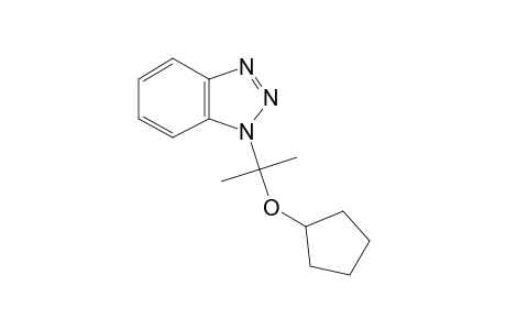 1-(2-cyclopentyloxypropan-2-yl)benzotriazole