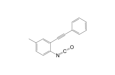 1-Isocyanato-4-methyl-2-(phenylethynyl)benzene