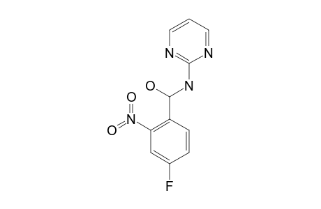 (4-FLUORO-2-NITROPHENYL)-(PYRIMIDIN-2-YLAMINO)-METHANOL