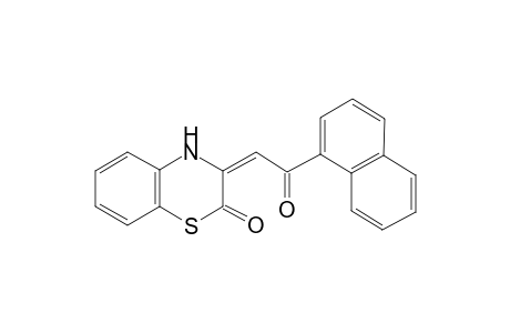 (3E)-3-(2-naphthalen-1-yl-2-oxidanylidene-ethylidene)-4H-1,4-benzothiazin-2-one