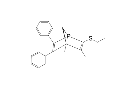 2-(Ethylthio)-3,4-dimethyl-5,6-diphenyl-1-phospha-2,5-nor-bornadiene