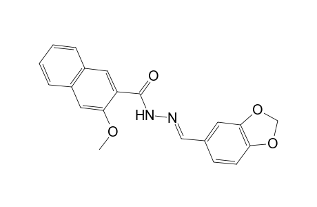 3-Methoxy-naphthalene-2-carboxylic acid benzo[1,3]dioxol-5-ylmethylene-hydrazide