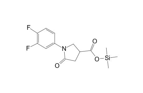 1-(3,4-Difluorophenyl)-5-oxo-3-pyrrolidinecarboxylic acid, trimethylsilyl ester