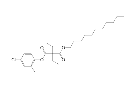 Diethylmalonic acid, 4-chloro-2-methylphenyl undecyl ester