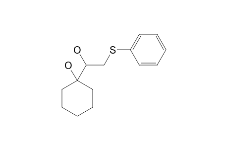 2-(1-HYDROXYCYCLOHEXYL)-1-PHENYLSULFANYL-ETHANE-2-OL