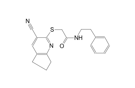 acetamide, 2-[(3-cyano-6,7-dihydro-5H-cyclopenta[b]pyridin-2-yl)thio]-N-(2-phenylethyl)-