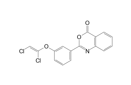 4H-3,1-Benzoxazin-4-one, 2-[3-[(1,2-dichloroethenyl)oxy]phenyl]-