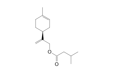 (-)-2-[(1S)-4-methyl-3-cyclohexen-1-yl]-2-propenyl 3-methylbutanoate