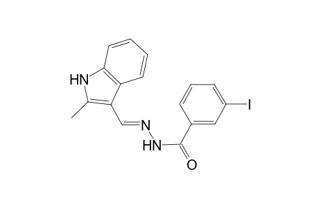 3-Iodo-N'-[(E)-(2-methyl-1H-indol-3-yl)methylidene]benzohydrazide