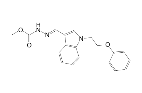 methyl (2E)-2-{[1-(2-phenoxyethyl)-1H-indol-3-yl]methylene}hydrazinecarboxylate