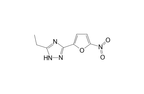 1H-1,2,4-Triazole, 3-ethyl-5-(5-nitro-2-furanyl)-