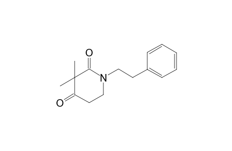 3,3-Dimethyl-1-phenethyl-piperidine-2,4-quinone