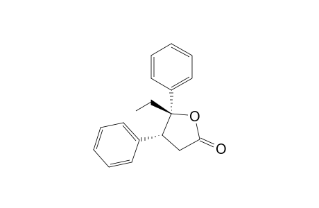 (4R*,5R*)-5-Ethyl-4,5-diphenyltetrahydro-2-furanone