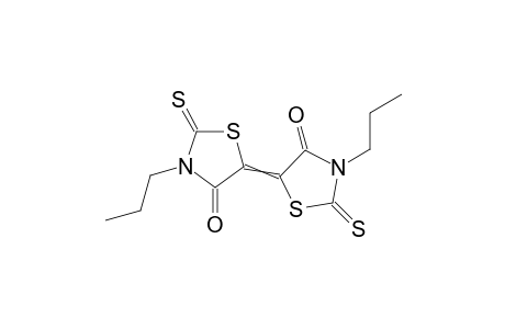 3,3'-dipropyl-2,2'-dithioxo-[5,5']bithiazolidinylidene-4,4'-dione