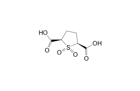 tetrahydro-cis-2,5-thiophenedicarboxylic acid, 1,1-dioxide