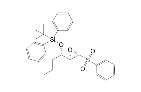 (trans)-2-[1'-(tert-Butyldiphenylsiloxy)butyl]-3-(phenylsulfonyl)oxirane
