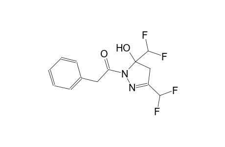 3,5-bis(difluoromethyl)-1-(phenylacetyl)-4,5-dihydro-1H-pyrazol-5-ol