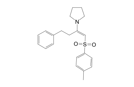 (E)-4-Phenyl-2-(1-pyrrolidinyl)-1-tosyl-1-butene