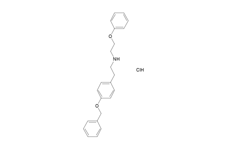p-(BENZYLOXY)-N-(2-PHENOXYETHYL)PHENETHYLAMINE, HYDROCHLORIDE