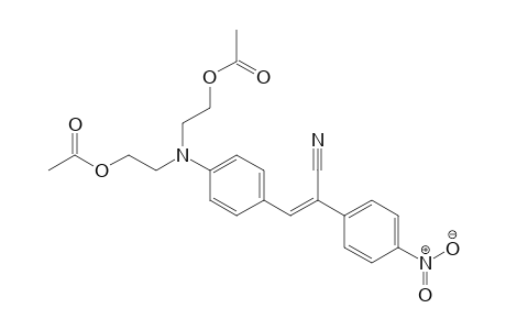 Benzeneacetonitrile, .alpha.-[[4-[bis[2-(acetyloxy)ethyl]amino]phenyl]methylene]-4-nitro-