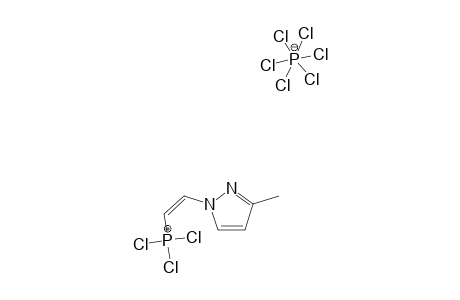 (Z)-2-(3-METHYLPYRAZOLYL)-ETHENYL-TRICHLOROPHOSPHONIUM-HEXACHLOROPHOSPHORATE