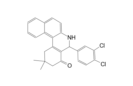 benzo[a]phenanthridin-4(1H)-one, 5-(3,4-dichlorophenyl)-2,3,5,6-tetrahydro-2,2-dimethyl-