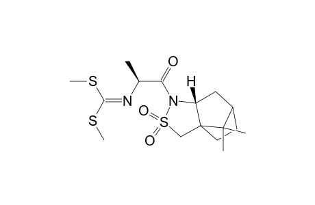 (2R)-N-{(2S)-2-{[bis(Methylthio) methylidene]amino}propan-1-oyl}-bornane-10,2-sultam