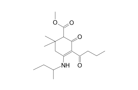 methyl 4-(sec-butylamino)-3-butyryl-6,6-dimethyl-2-oxo-3-cyclohexene-1-carboxylate