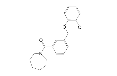 1H-azepine, hexahydro-1-[3-[(2-methoxyphenoxy)methyl]benzoyl]-