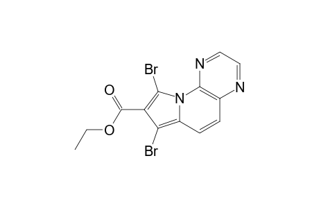 ETHYL-1,3-DIBrOMOPYRAZINO-[2,3-G]-INDOLIZINE-2-CARBOXYLATE