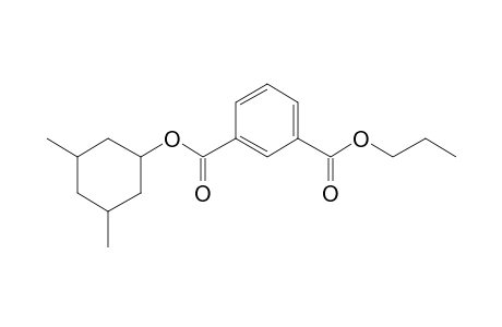 Isophthalic acid, 3,5-dimethylcyclohexyl propyl ester