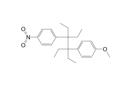 Benzene, 1-methoxy-4-[1,1,2-triethyl-2-(4-nitrophenyl)butyl]-