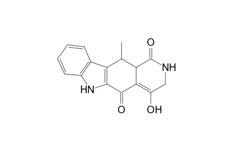 4-Hydroxy-11-methyl-1,2,3,5,11,11a-hexahydro-6H-pyrido[4,3-b]carbazole-1,5-dione