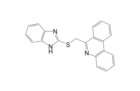 6-(1H-benzimidazol-2-ylsulfanylmethyl)phenanthridine