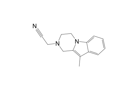 2-CYANOMETHYL-10-METHYL-1,2,3,4-TETRAHYDROPYRAZINO-[1,2-A]-INDOLE
