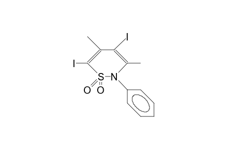 2,4-Dimethyl-1,3-diiodo-N-phenyl-1,3-butadiene-1,4-sultame