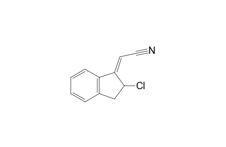 (2Z)-2-(2-chloranyl-2,3-dihydroinden-1-ylidene)ethanenitrile