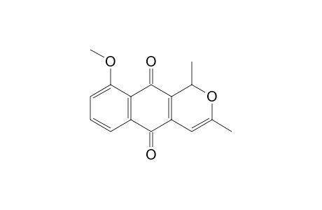 9-methoxy-1,3-dimethyl-1H-benzo[g]isochromene-5,10-dione